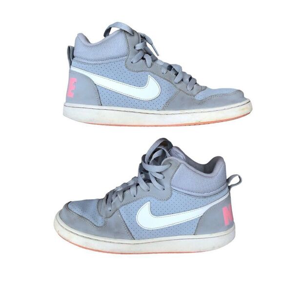 RARE 2016 Nike Court Borough Mid 'Wolf Gray' Size 7 - Picture 7 of 16